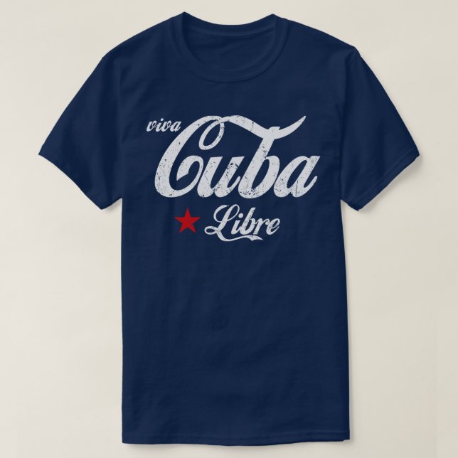 Camiseta Viva Cuba (Diseño del anverso)