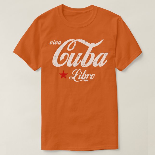 Camiseta Viva Cuba (Diseño del anverso)