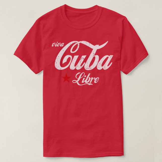 Camiseta Viva Cuba (Diseño del anverso)