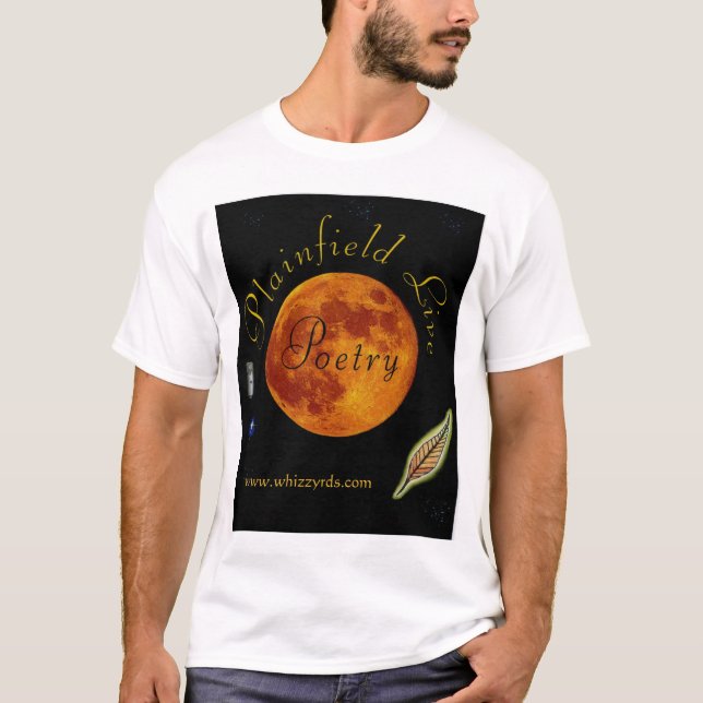 Camiseta viva de la poesía de Plainfield (Anverso)