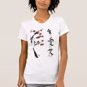 Camiseta viva de la risa del amor