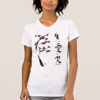 Camiseta viva de la risa del amor