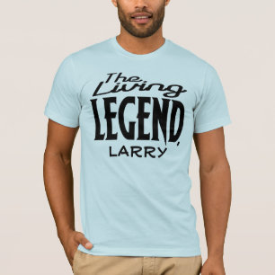 Camiseta viva del personalizado de la leyenda
