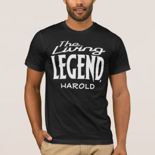 Camiseta viva del personalizado de la leyenda