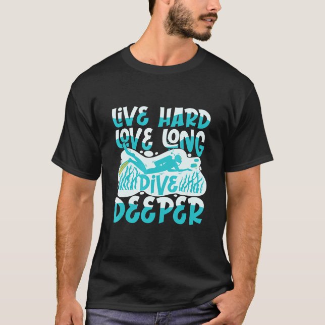 Camiseta Viva el amor duro, larga inmersión (Anverso)