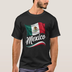 Camiseta Viva el Día de la Independencia de México Bandera