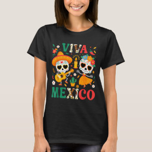 Camiseta Viva el día de la independencia de México fiesta d