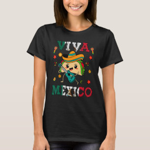 Camiseta Viva el Día de la Independencia de México Orgullo 