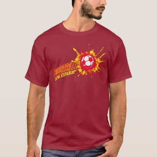 Camiseta ¡¡Viva España de España de la meta del fútbol!