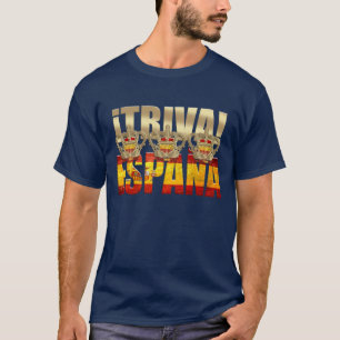 Camiseta Viva España Tricampeones Triva España Azul 2012