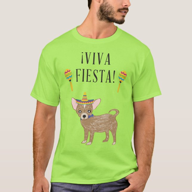 Camiseta Viva Fiesta Chihuahua (Anverso)