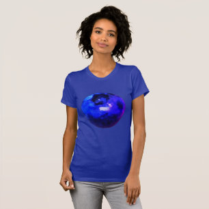 Camiseta viva grande del arándano
