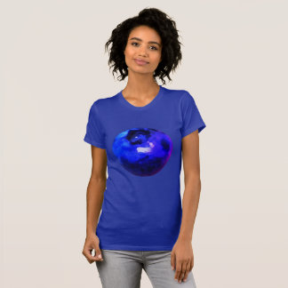 Camiseta viva grande del arándano