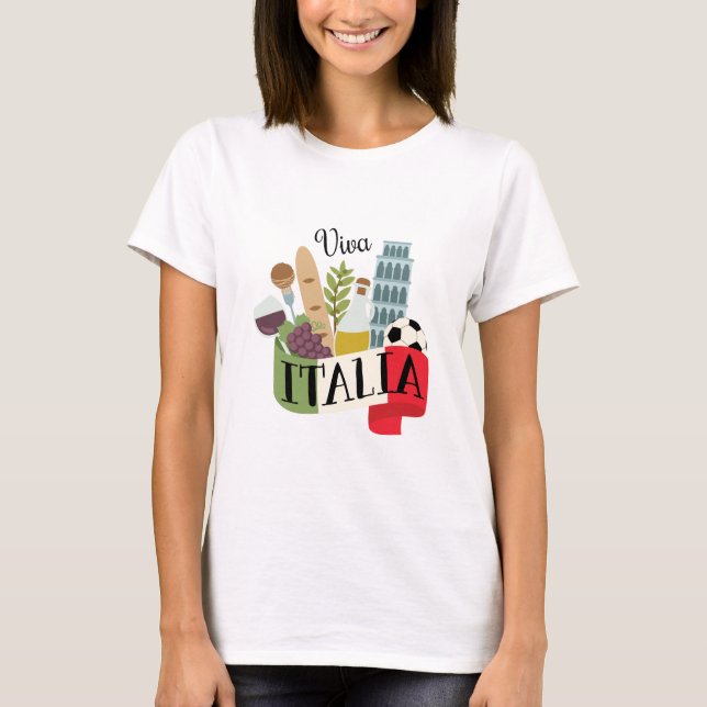 Camiseta Viva Italia (Anverso)