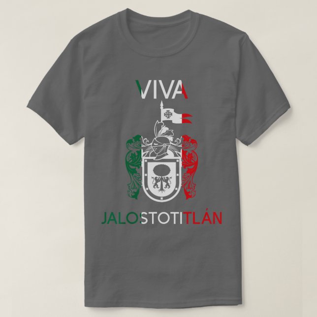 Camiseta Viva Jalostotitlan Jalisco Estado De México Escudo (Diseño del anverso)