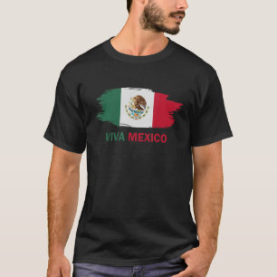 Camiseta Viva la Bandera de México Día de la Independencia 