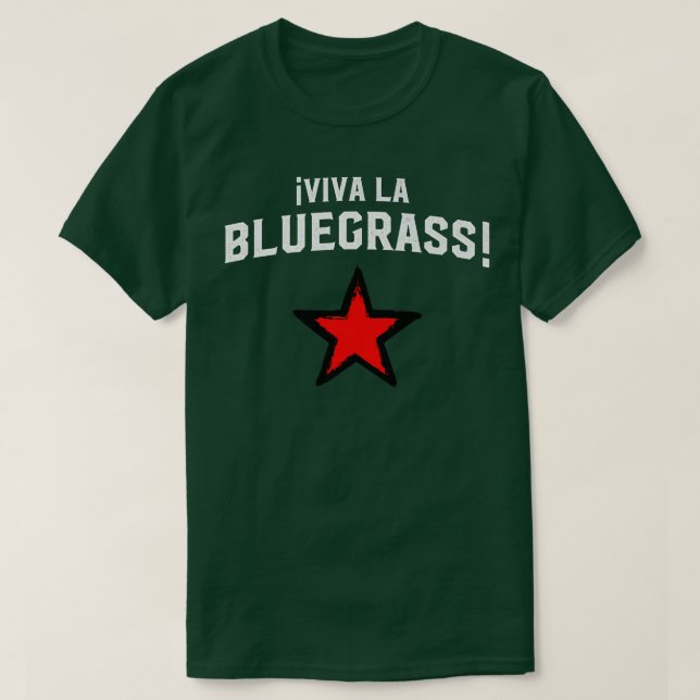 Camiseta Viva La Bluegrass! Revolution T For Music Revoluti (Diseño del anverso)