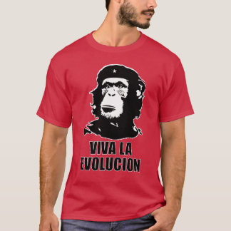 Camiseta Viva La Evolución Premium divertido