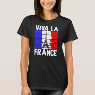 Camiseta Viva La France Paris Casa De Amor Torre Eiffel