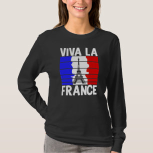 Camiseta Viva La France Paris Casa De Amor Torre Eiffel
