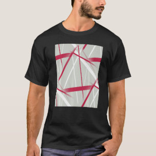 Camiseta Viva La Magenta Y Las Tiras Blancas Sobre La Arena