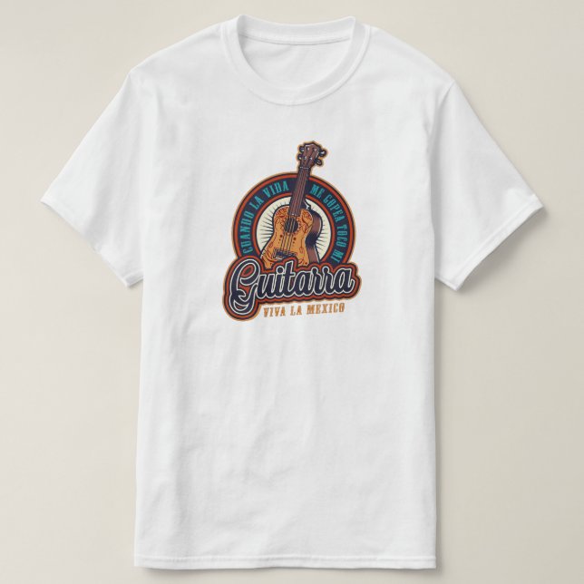Camiseta viva la méxico (Diseño del anverso)