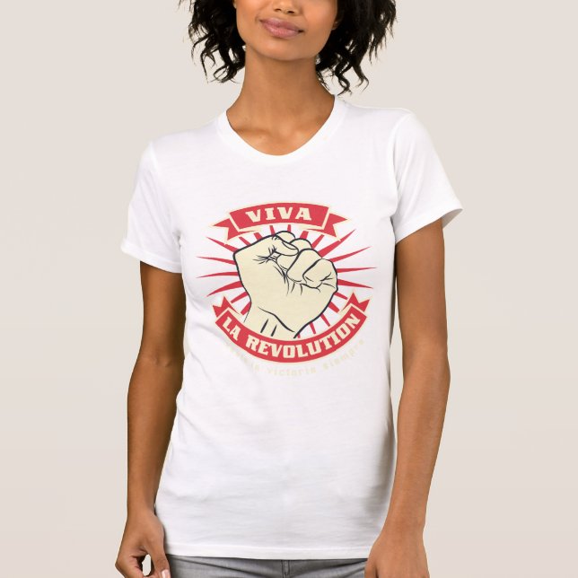 Camiseta Viva la revolución (Anverso)