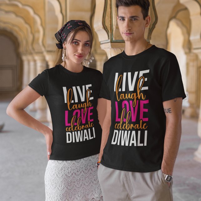Camiseta Viva la risa, el amor celebra Diwali (Subido por el creador)