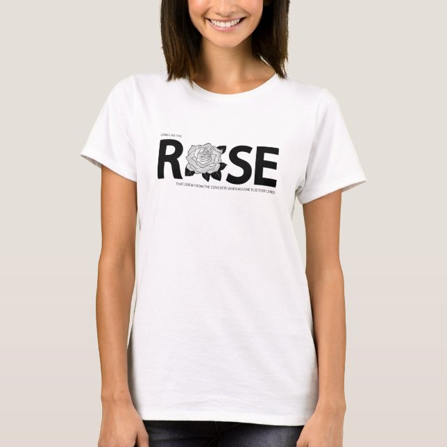 Camiseta Viva la rosa (Anverso)