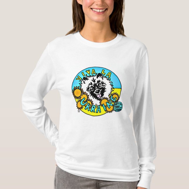 Camiseta Viva la Ucrania (Anverso)