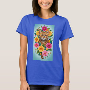 CAMISETA VIVA LA VIDA GATO TIGRE
