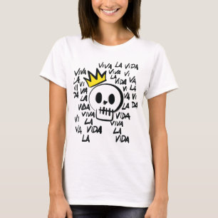 Camiseta Viva la Vida Skull T-Shirt - Audaz Tee Gráfico