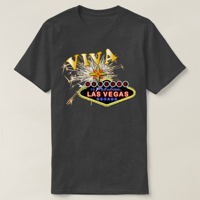 Camiseta Viva Las Vegas (Diseño del anverso)