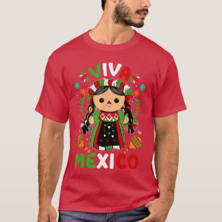 Camiseta Viva Meico Día de la Independencia de México Mujer