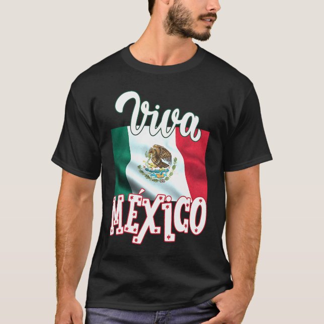 Camiseta Viva Mexica 16th September Independence Day Mexica (Anverso)