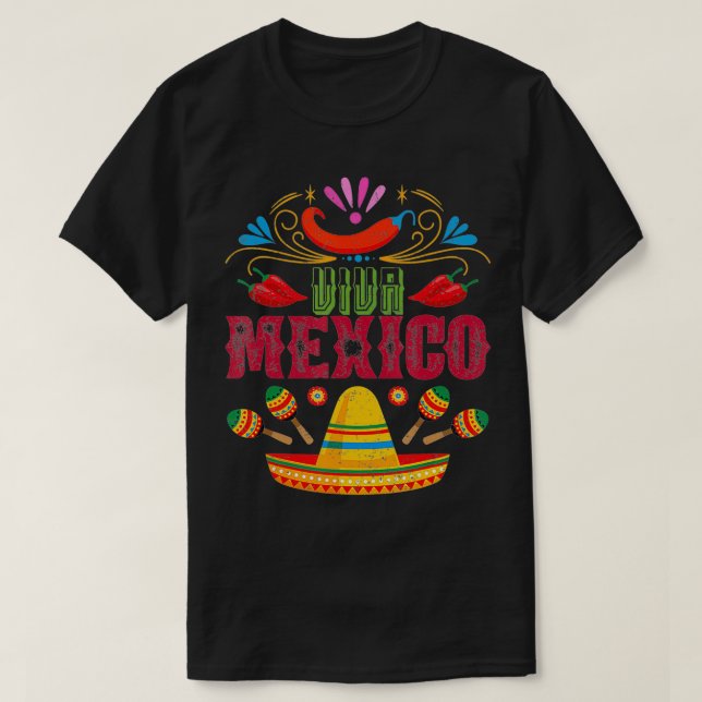 Camiseta Viva México (Diseño del anverso)