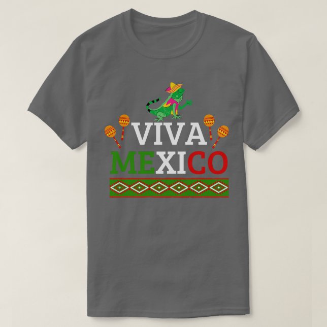 Camiseta viva méxico (Diseño del anverso)