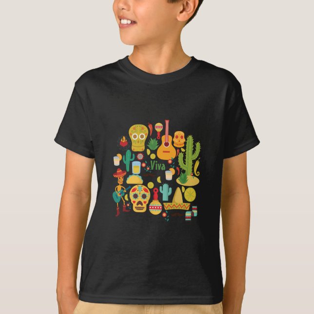 Camiseta viva méxico (Anverso)