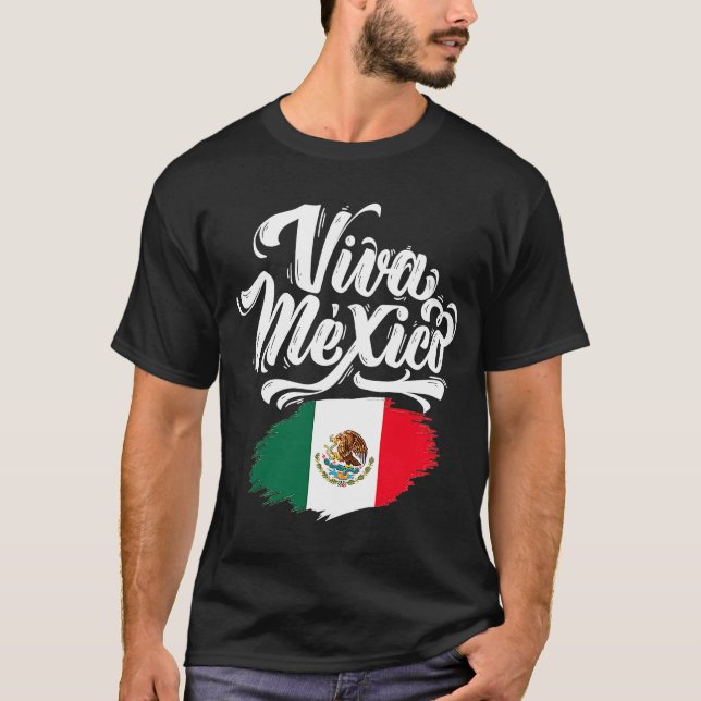 Camiseta Viva México 16 de Septiembre Día de la Independenc (Anverso)