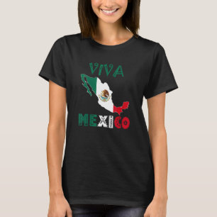 Camiseta Viva México Bandera Mexicana Orgullo Patriótico D
