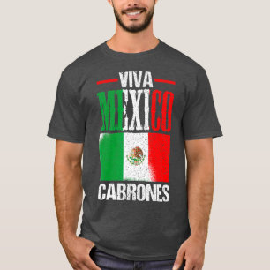 Camiseta VIva México Cabrones Día de la Independencia Mexic