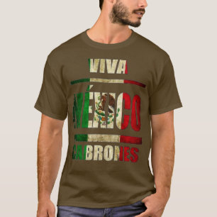 Camiseta VIva México Cabrones y navidades méxico