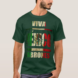 Camiseta VIva México Cabrones y navidades méxico