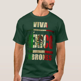 Camiseta VIva México Cabrones y navidades méxico