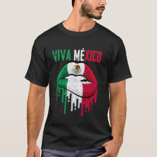 Camiseta Viva México Chica Mujeres Niños Mexicana