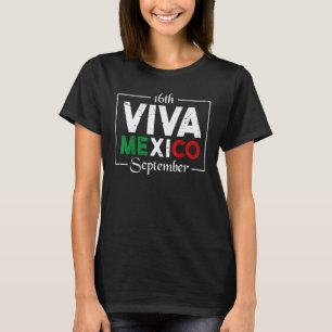 Camiseta Viva México Día de la Independencia Mexicana 2022