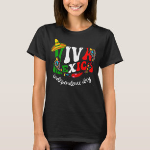 Camiseta Viva México Día de la Independencia Mexicana Amo M