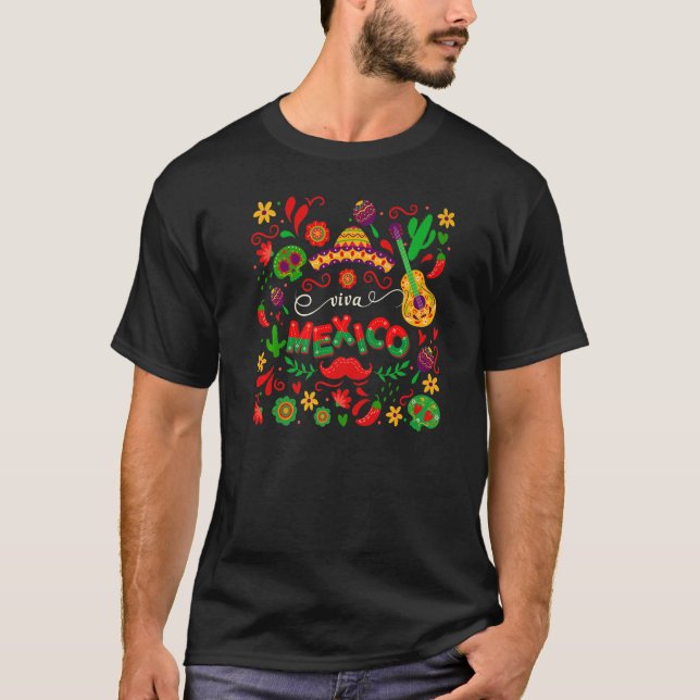 Camiseta Viva México Día de la Independencia Mexicana Amo M (Anverso)