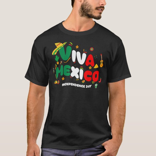 Camiseta Viva México Día de la Independencia Mexicana Amo M (Anverso)
