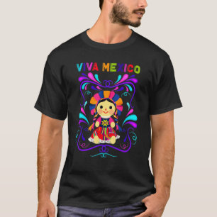 Camiseta Viva México Día de la Independencia Mexicana Amo M